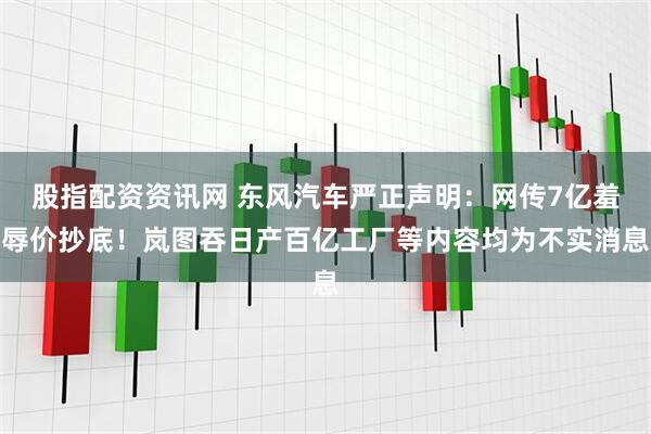 股指配资资讯网 东风汽车严正声明：网传7亿羞辱价抄底！岚图吞日产百亿工厂等内容均为不实消息